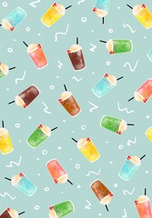 ソーダ・コーヒーフロートのパターン