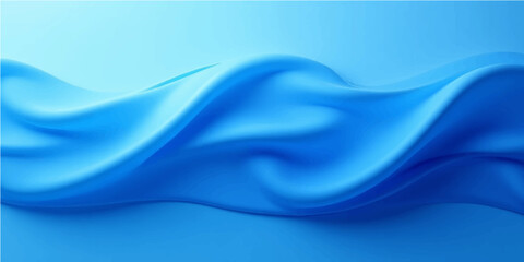 Blue abstract background with flowing light lines and dynamic wave patterns