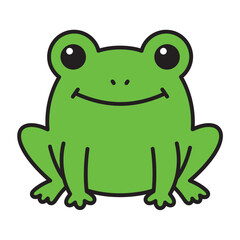 silhouette of a frog with a white background