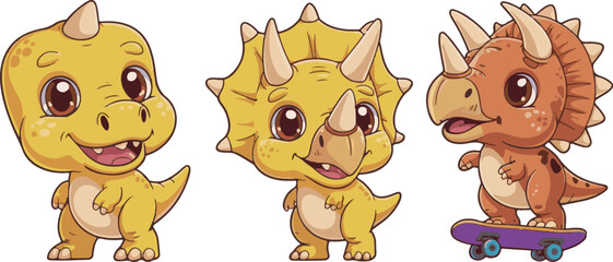 cartoon, vector, animal, illustration Print