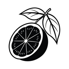 citrus lime graphic on white background