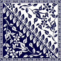 Minimal Botanical Seamless Print