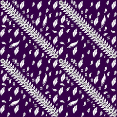 Tropical Foliage Vector Background