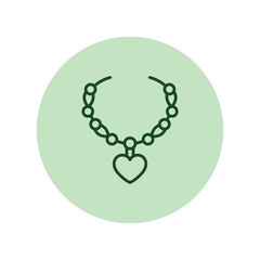 Necklace vector, pixel perfect, illustrator file 
