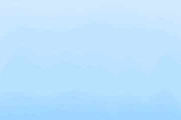 The image depicts a serene, light blue gradient background with subtle, undulating waves, offering a tranquil and modern design element for various creative projects.