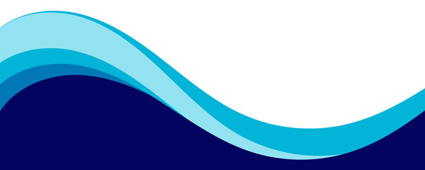 Abstract Curved Business Background with White Space for Corporate Banner or Presentation	