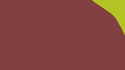 A modern abstract background design showcasing a dominant reddish-brown field with a vibrant lime green geometric accent, perfect for contemporary digital and print media.