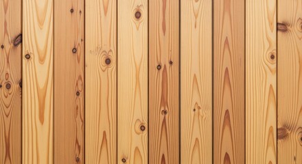 Fototapeta premium Light Brown Wooden Planks Background: Rustic, Natural Wood Grain, Textured Wall Surface