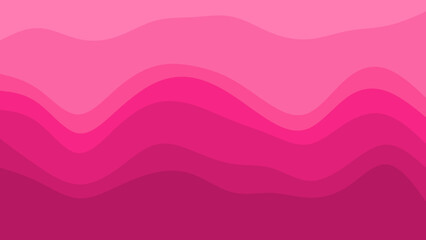 A vibrant abstract background features smooth, undulating waves in a beautiful gradient of various pink and magenta hues, creating a dynamic and modern visual texture.