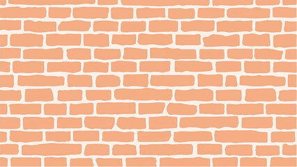 Brick Wall Background. Brick Wall Texture. Vector Brick Wall. Vector Illustration.	