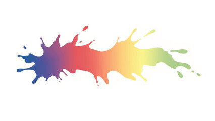 Colorful Paint Splatters Texture. Vector Illustration of Multicolor Paint Splashes.