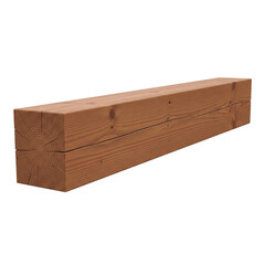 Wooden beam for construction and building