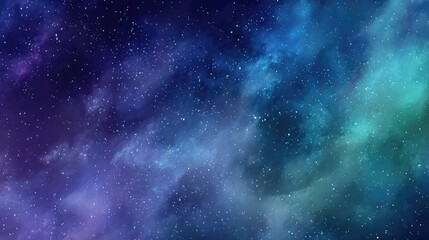 Fototapeta premium Sparkling green abstract watercolor space background