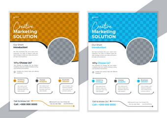 Corporate business flyer template design set, brochure design, modern cover layout, annual report, poster, flyer in A4 with colourful business proposal, promotion, advertiseme publication, cover page.