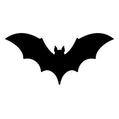 Download halloween bat silhouette vector image for spooky season decoration and crafting needs