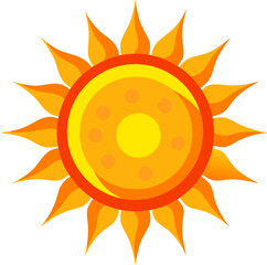 sun vector illustration