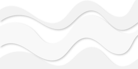A minimalist abstract background featuring a flowing, wavelike pattern of thin, delicate light gray and white lines that subtly fade into a clean white background, creating an airy and modern design.