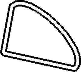 Triangle pixel geometric 8 bits