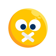 Silent Emoji Icon