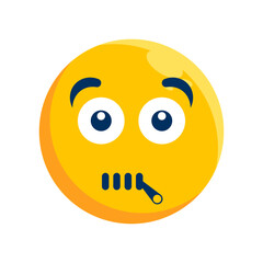 Silent Emoji Icon