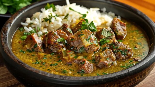 peruvian savory seco de cordero lamb stew video