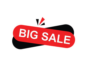 big sale, big sale square isolated sign, big sale sticker	