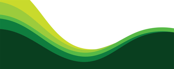 abstract green wave background