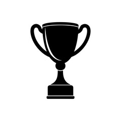 A simple black cup on transparent background silhouette