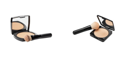 Applying makeup techniques beauty studio cosmetic tutorial indoor setting enhancing natural beauty. Cut out PNG set