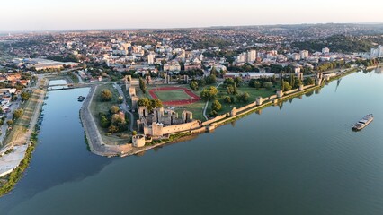 Smederevo, Serbia - August 08 2025: Fortress