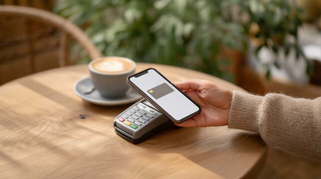 A secure and easy payment method using NFC technology at a coffee shop