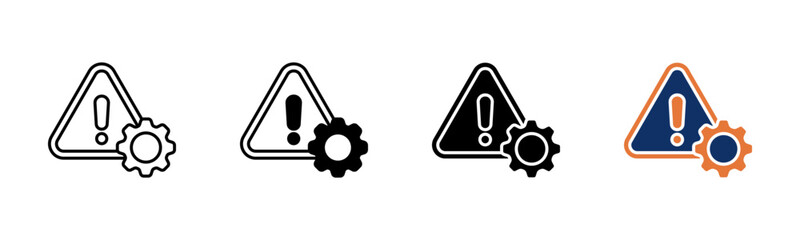 Risk Management icon sheet multiple style collection