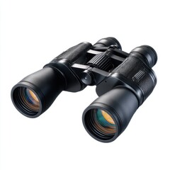 Binoculars for nature observation isolated on white background studio shot clean lighting high resolution ar 16:9