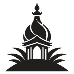 Vellure vector clean black silhouette design white background