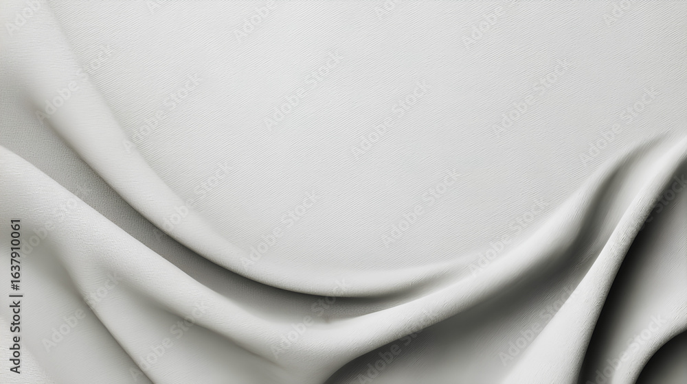 Aufkleber soft gray tone template with fabric texture and open space for text, clean design