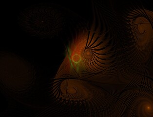 Imaginatory fractal abstract background Image