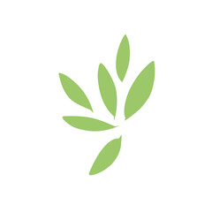 natural green leaf vector
