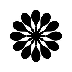abstract flower icon