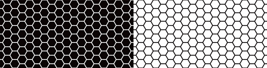 Honeycomb Structure Backgrounds, Beehive Pattern