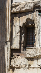  Window with bars on the Pantheon, Rome 