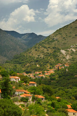 View of the mountains of the Peloponnese
