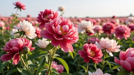 Beautiful Chinese Peony Flower in Full Bloom &ndash; No.1