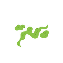 toxic comic smoke vector illustration