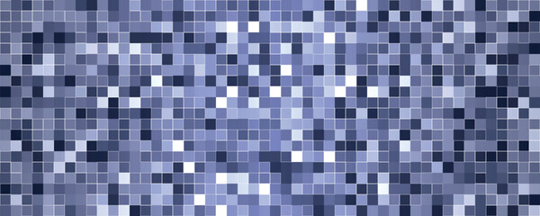 Abstract blue mosaic background. Background with squares