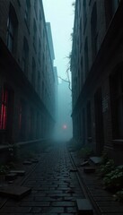 Fototapeta premium old town street