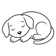 puppy sleeping