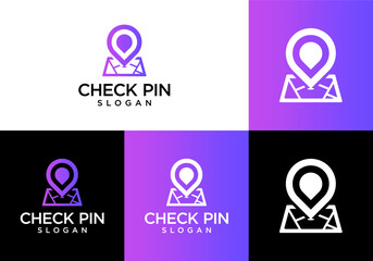 map pin logo icon vector © muhamad
