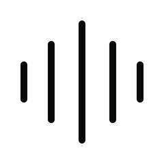 Outline recording icon for record audio or video.