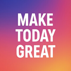Fototapeta premium Motivational quote 