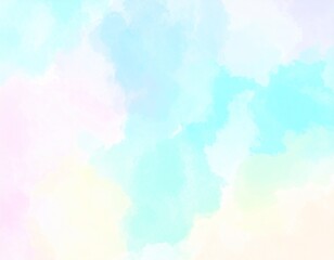 Obraz premium Watercolor pastel abstract art